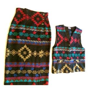 Tracy Evans SW Style Vest and Skirt - Size 6 (EUC)